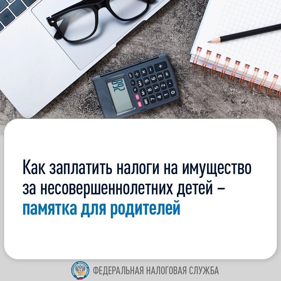 Как заплатить налоги на имущество за несовершеннолетних детей – памятка для  родителей | Усть-Лужское сельское поселение